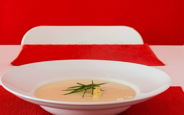 Spargelcremesuppe