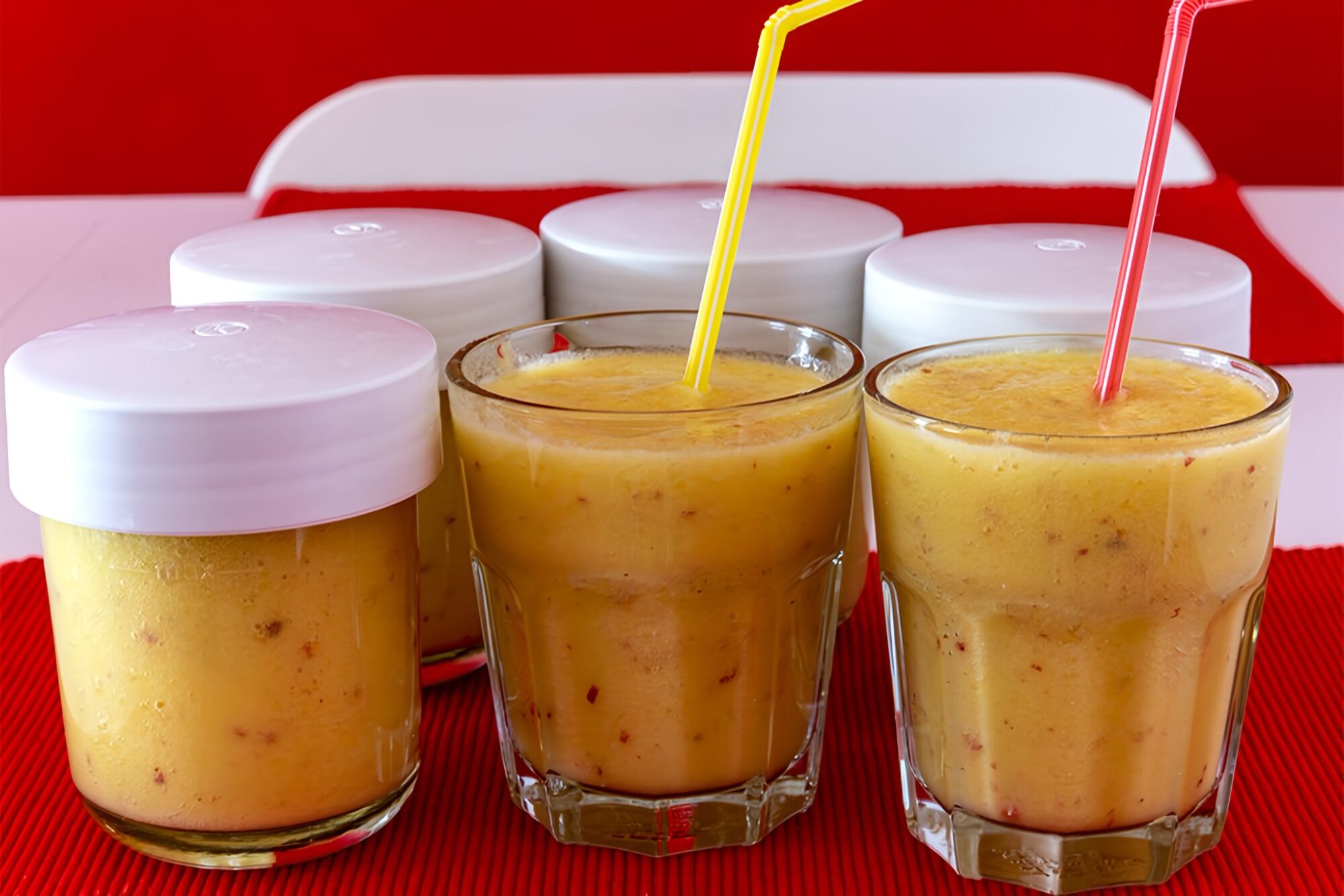 Ananas-Mango-Apfel Smoothie