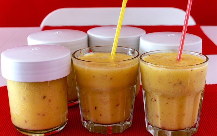 Ananas-Mango-Apfel Smoothie