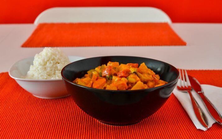 Veganes Kürbiscurry